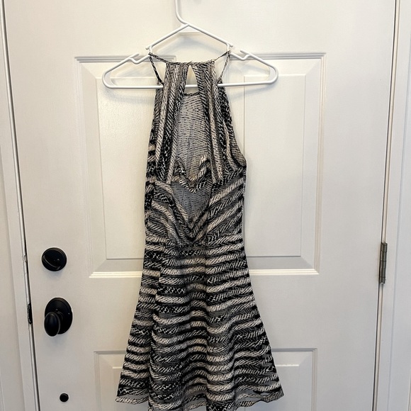 Parker Orion print mesh stripe dress - Picture 4 of 6